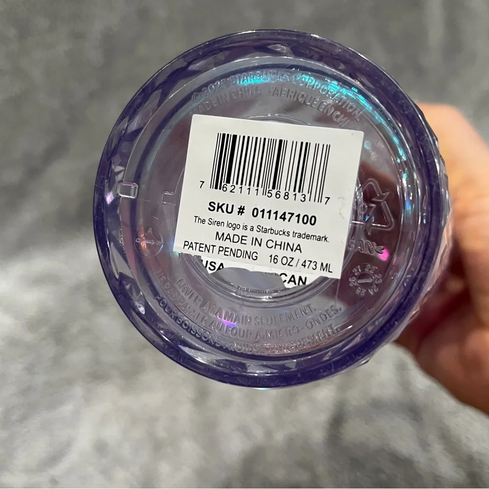 Starbucks Tumbler Thermobecher Cold to Go Prism iridescent Logo 16oz